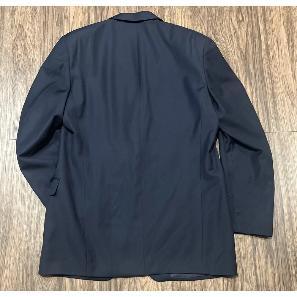 CANALI Proposta Wool Navy Blue Sport Coat Mens Size 54L EU Made In Italy